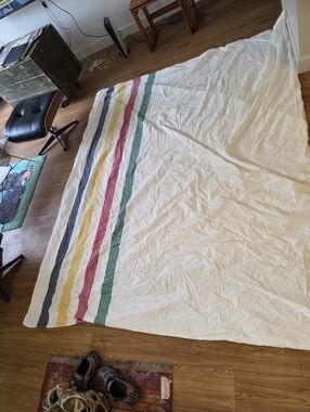 Authentic Hudson's Bay Company (HBC) Signature Multistripe Duvet Cover - Double/